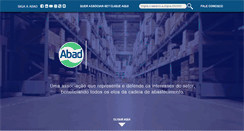 Desktop Screenshot of abad.com.br