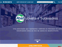 Tablet Screenshot of abad.com.br